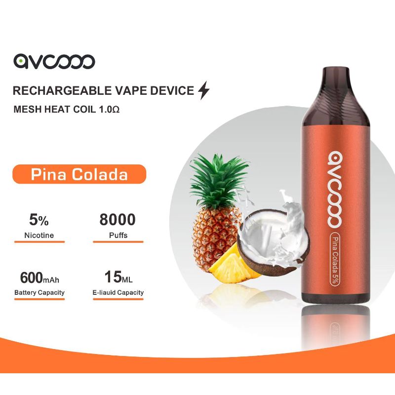 AVCOOO dobíjecí vape zařízení 8000